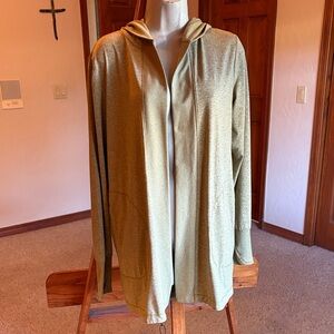 Athleta Olive Green Hooded Blazer
